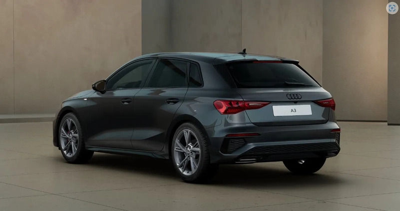 Audi A3 cena 172500 przebieg: 5000, rok produkcji 2024 z Myślibórz małe 37